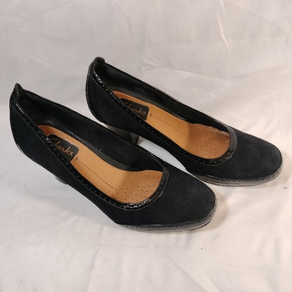 Clarks Artisan Diamond Twinkle Suede Pump - Picture 3 of 8